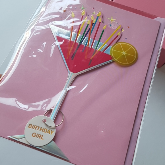 2 pcs C R Gibson Luxury Card Cheers to Your Birthday (1 Card with Envelope) - Picture 16 of 16